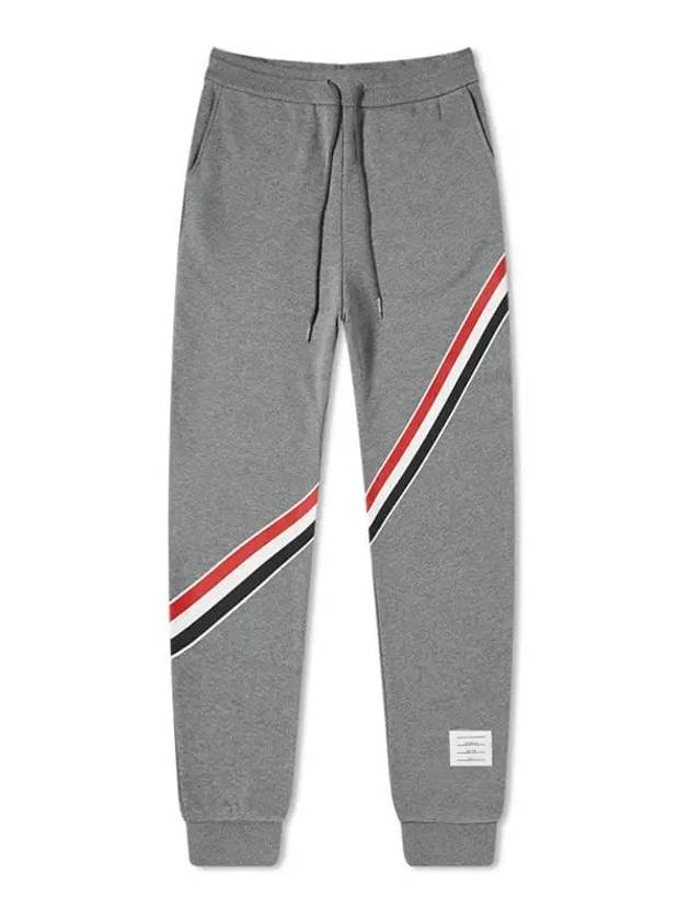 Men's RWB Three Stripe Sweat Jogger Track Pants Grey - THOM BROWNE - BALAAN 2