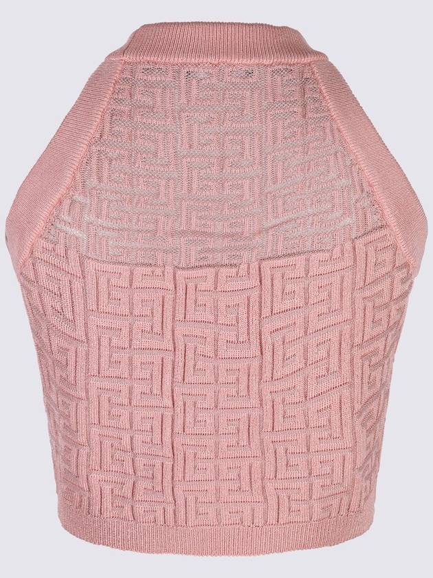 Balmain Pink Viscose Top - BALMAIN - BALAAN 2