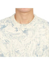 Toile De Jouy Pattern Round Neck Knit Top Heritage White - GOLDEN GOOSE - BALAAN 9