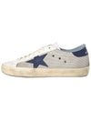 Blue Superstar Low Top Sneakers Light Silver - GOLDEN GOOSE - BALAAN 4