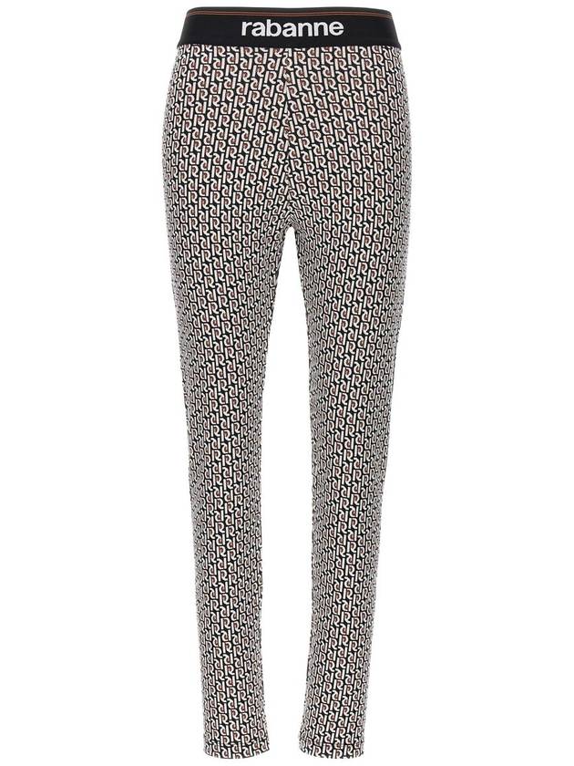 Paco Rabanne 'Monogram' Leggings - PACO RABANNE - BALAAN 1