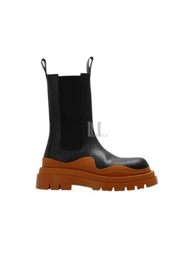 Tire Chelsea Boots Black Orange - BOTTEGA VENETA - BALAAN 2