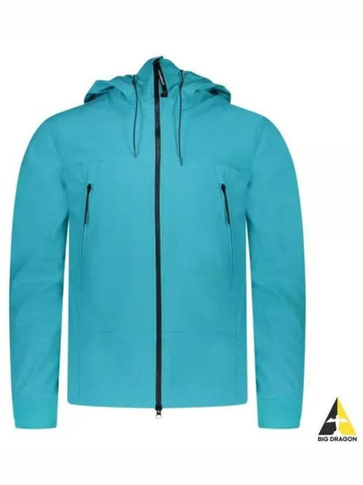 Shell R Goggle Hooded Jacket Blue - CP COMPANY - BALAAN 2