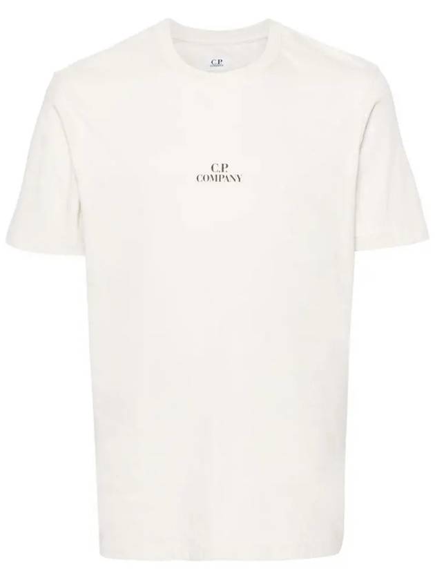 30/1 Jersey Graphic Short Sleeve T-Shirt White - CP COMPANY - BALAAN 3