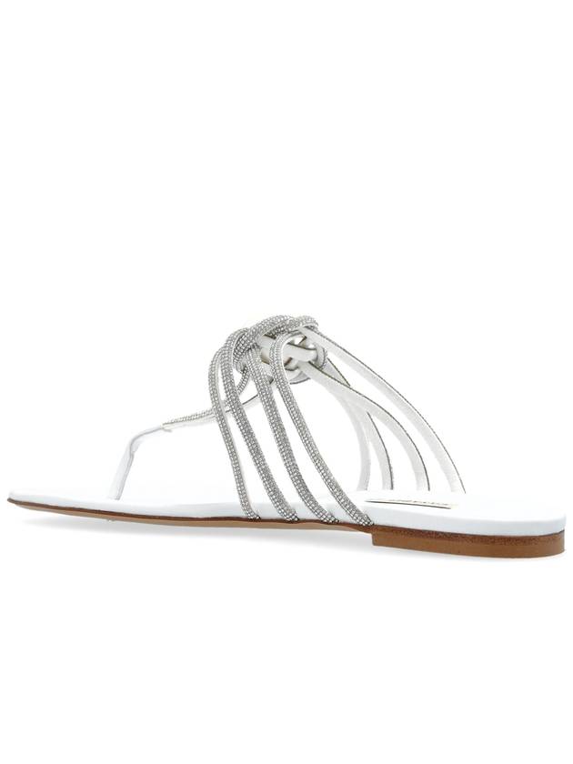 Casadei Slides With Shimmering Applications, Women's, White - CASADEI - BALAAN 5