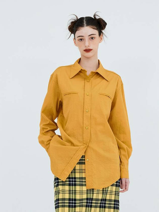 Double Leaf Color Shirt Yellow - KOOKEESEE - BALAAN 2