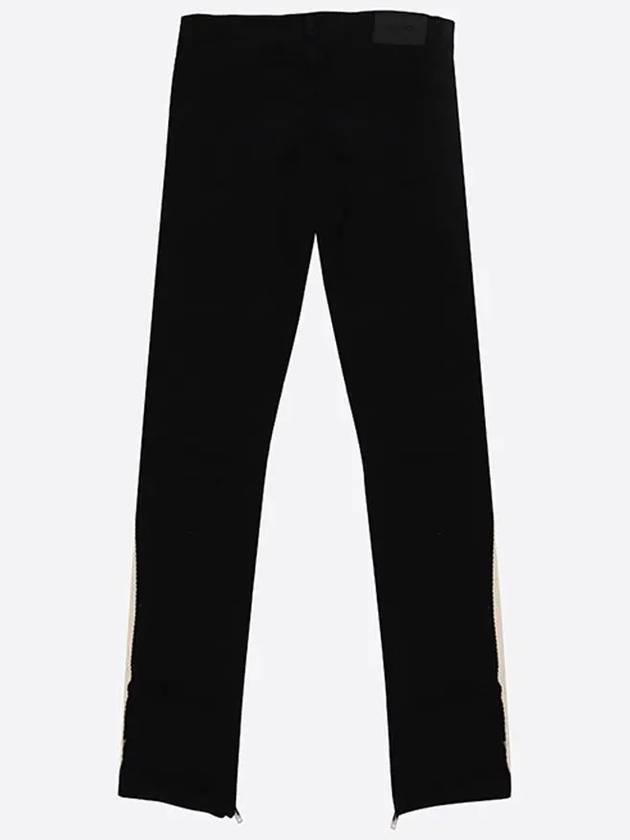 Men's Zipper Casual Black Skinny Jeans AJN178 - IKALOOOK - BALAAN 2