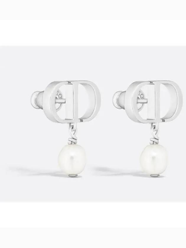 Women's Petit CD Earrings Silver - DIOR - BALAAN 5