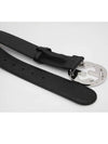 Men's Interlocking G Signature Leather Belt Black - GUCCI - BALAAN 6