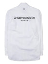 Cotton Back Logo Long Sleeve Shirt White - WOOYOUNGMI - BALAAN 1
