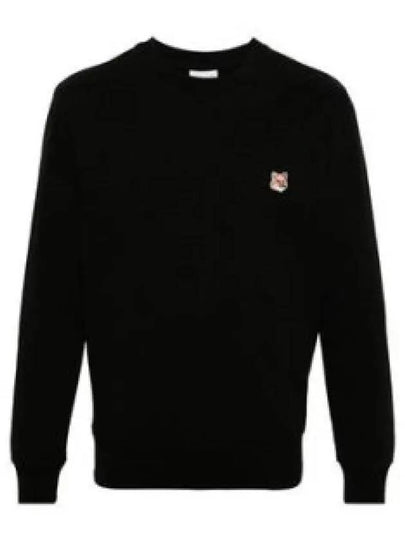 Fox Head Patch Regular Sweatshirt Black - MAISON KITSUNE - BALAAN 2