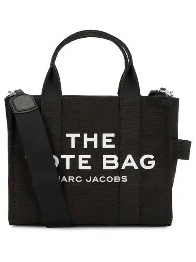 Logo Canvas Small Tote Bag Black - MARC JACOBS - BALAAN 2