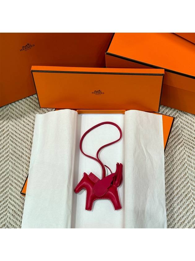 Charm calfskin lambskin Rodeo Pegasus PM decoration - HERMES - BALAAN 3