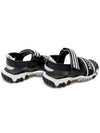 Kids Logo Embroidered Sandals Black 4L700 00 02SU0 998 - MONCLER - BALAAN 4