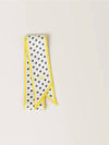 Miu Print Twill Scarf Ivory Marble Gray Citron Green - MIU MIU - BALAAN 2