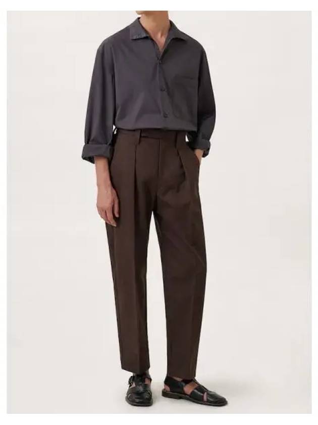 Men s One Pleated Pants Trousers Olive Brown Domestic Product GM0023032019888 - LEMAIRE - BALAAN 1