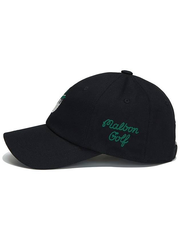 Malbon basic bucket ball cap BLACK - MALBON GOLF - BALAAN 2