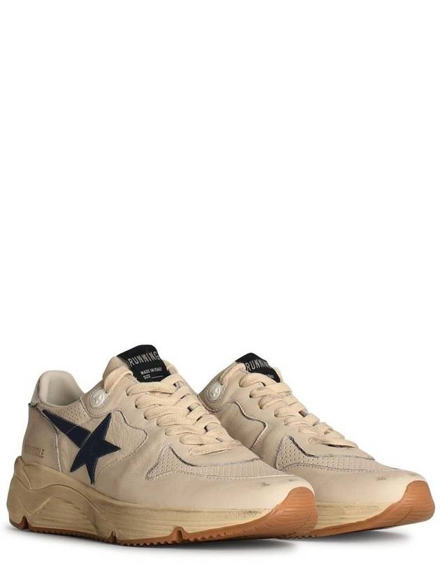 Running Sole Silver Tab Low Top Sneakers Ivory - GOLDEN GOOSE - BALAAN 3