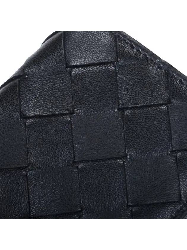 Intrecciato Flap Business Card Wallet Black - BOTTEGA VENETA - BALAAN 8