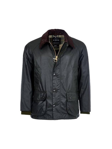 Bedale Wax Half Lined Jacket Sage - BARBOUR - BALAAN 1