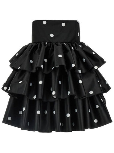 Rotate Birger Christensen 'Satin Ruffle' Dress - ROTATE - BALAAN 1