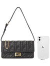 FF Baguette Nappa Leather Long Wallet Black - FENDI - BALAAN 10