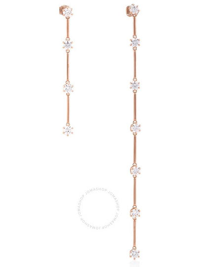 Constella Drop Earrings White Rose Gold - SWAROVSKI - BALAAN 2