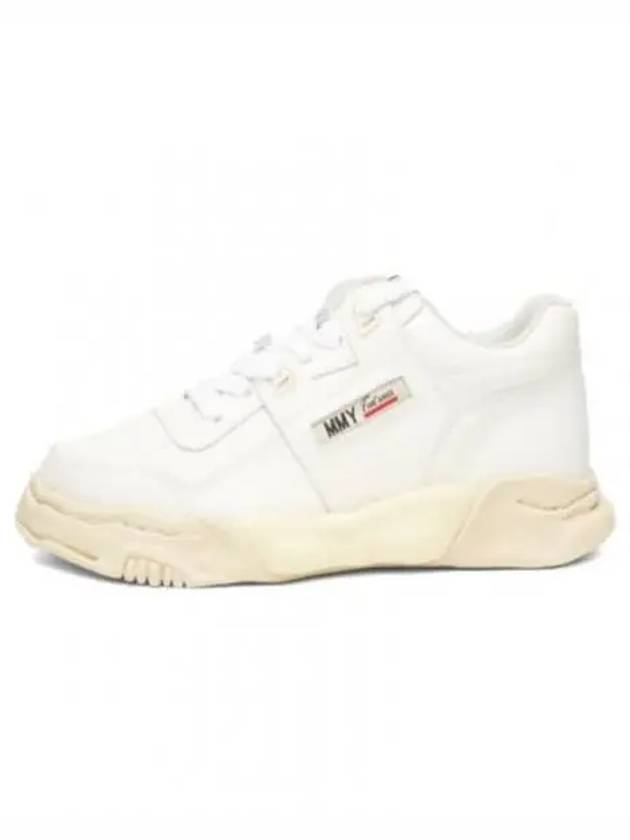 Yasuhiro Mihara Men s Parker OG Leather Sneakers White A09FW708 - MAISON MIHARA YASUHIRO - BALAAN 1