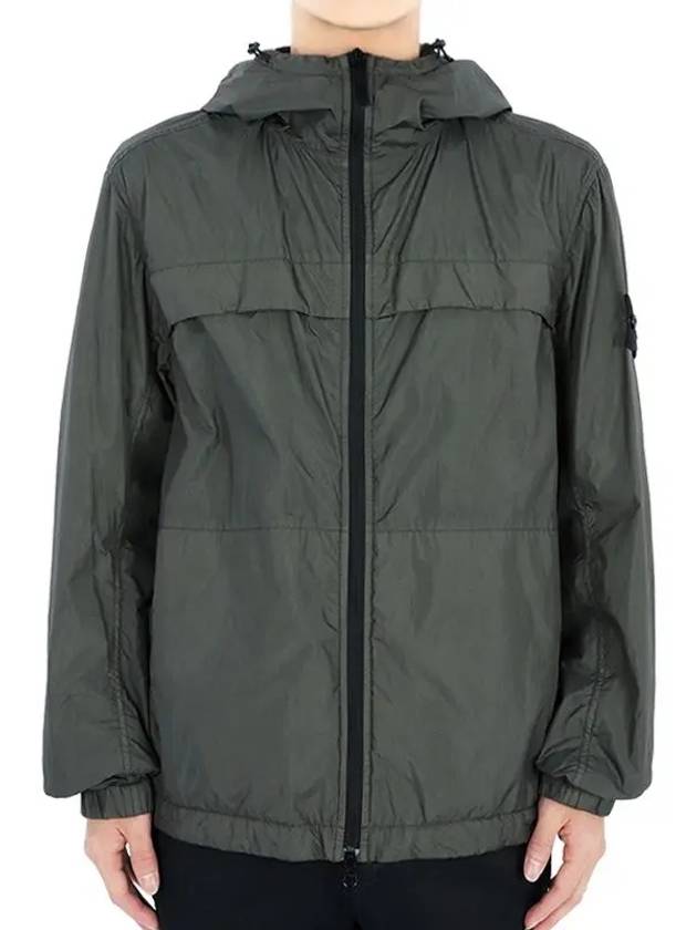 Crinkle Reps Hooded Jacket Dark Green - STONE ISLAND - BALAAN 3