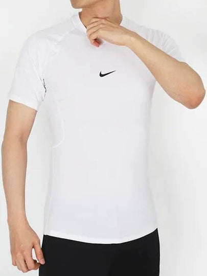 Pro Men's Dri Fit Tight Fitness Short Sleeve T-Shirt White - NIKE - BALAAN 2