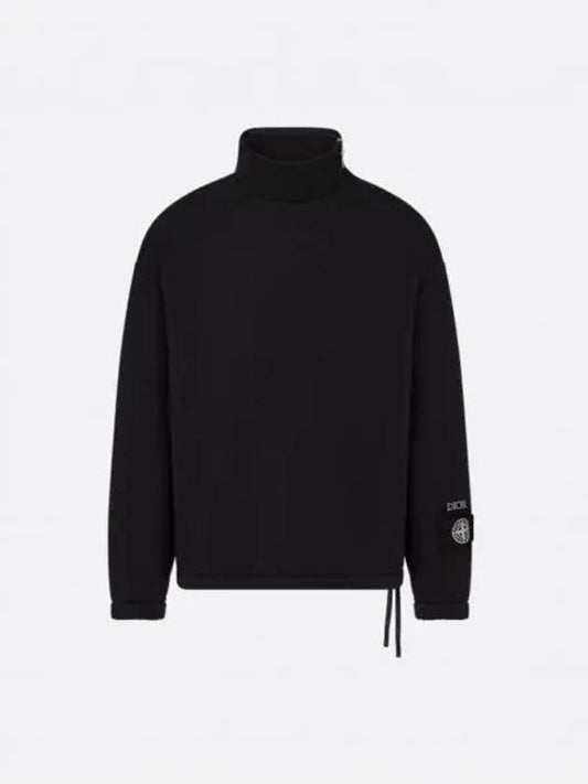 x Stone Island cotton fleece sweatshirt black - DIOR - BALAAN 2