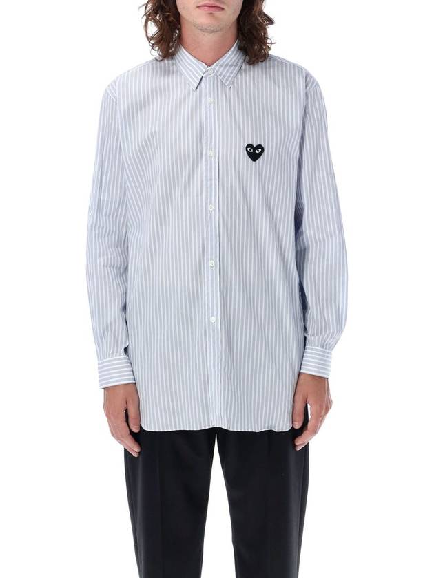 Comme Des Garçons Play Heart Patch Shirt - COMME DES GARCONS PLAY - BALAAN 4