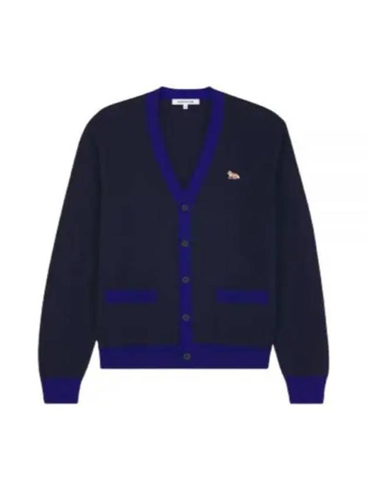 Baby Fox Patch Regular Cardigan Navy - MAISON KITSUNE - BALAAN 2