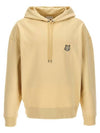 Bold Fox Head Patch Oversize Hoodie Beige - MAISON KITSUNE - BALAAN 1