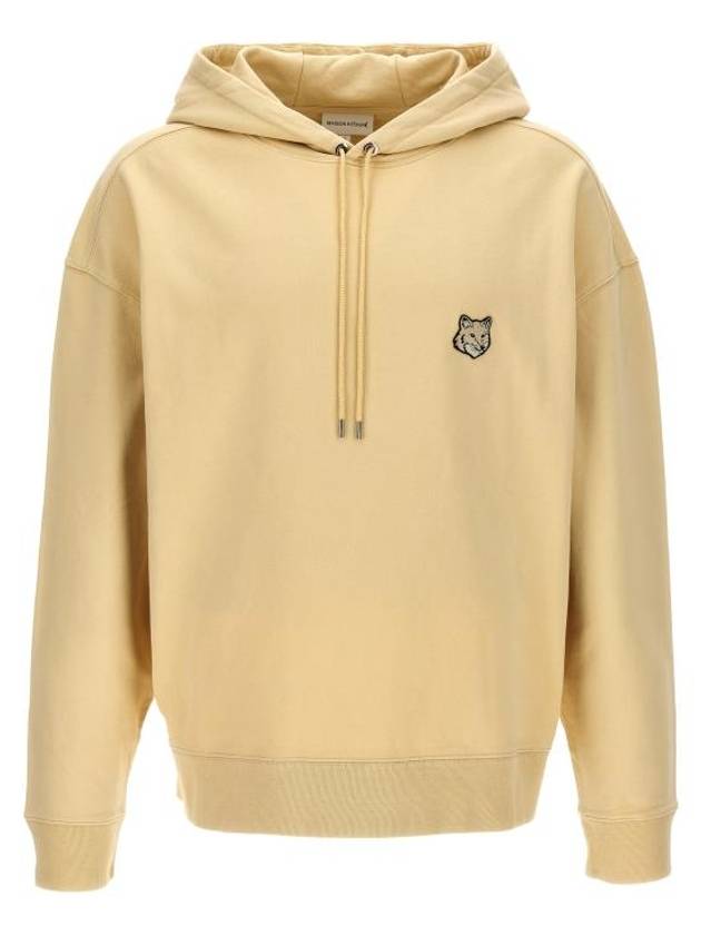 Bold Fox Head Patch Oversize Hoodie Beige - MAISON KITSUNE - BALAAN 1