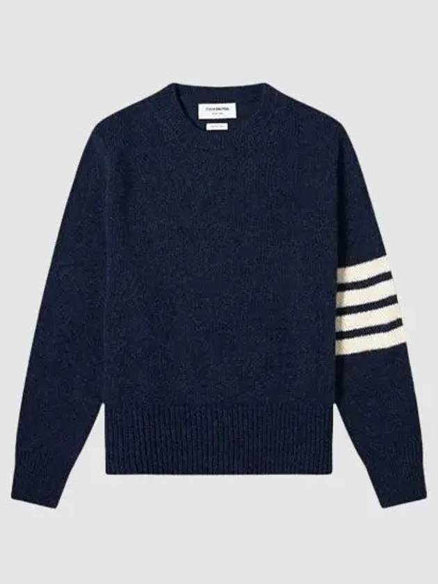 Diagonal Armband Knit Top Navy - THOM BROWNE - BALAAN 3