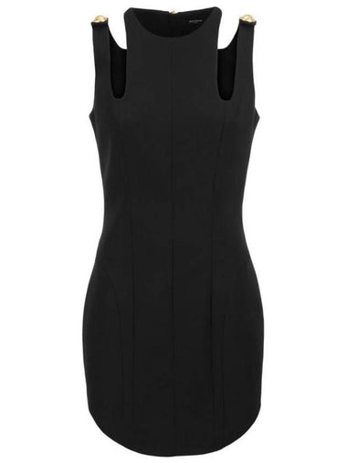 Midi One Piece XF0R5065WB050PA BLACK - BALMAIN - BALAAN 1