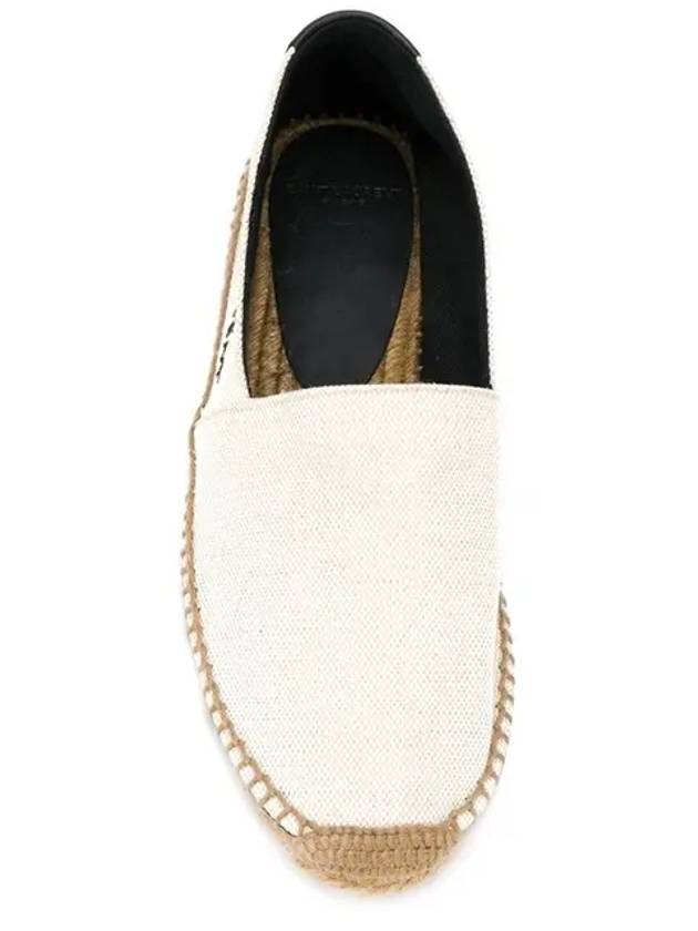 Women's Monogram Canvas Espadrilles Beige - SAINT LAURENT - BALAAN 5