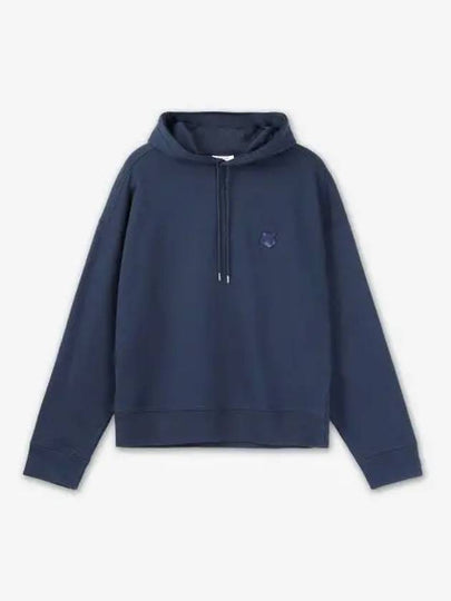 Bold Fox Head Patch Oversize Hoodie Navy - MAISON KITSUNE - BALAAN 2