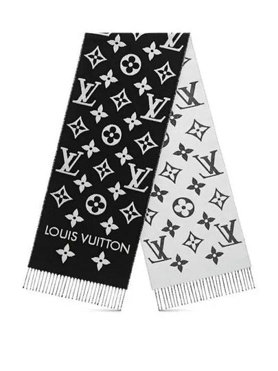 LV Essential Scarf Black - LOUIS VUITTON - BALAAN 2