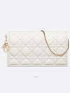 Lady Cannage Lambskin Chain Pouch Bag Latte - DIOR - BALAAN 2