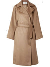 Manuel Wrap Belt Long Single Coat Brown - MAX MARA - BALAAN 3