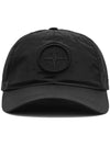 Logo Nylon Metal 6-Panel Ball Cap Black - STONE ISLAND - BALAAN 3