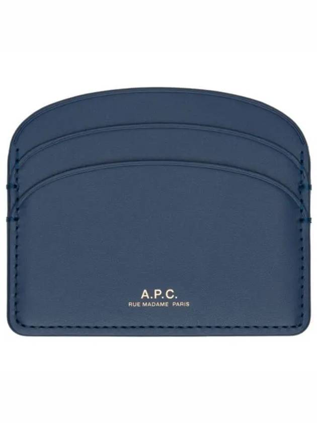 Demi Lune Card Wallet Navy - A.P.C. - BALAAN 2