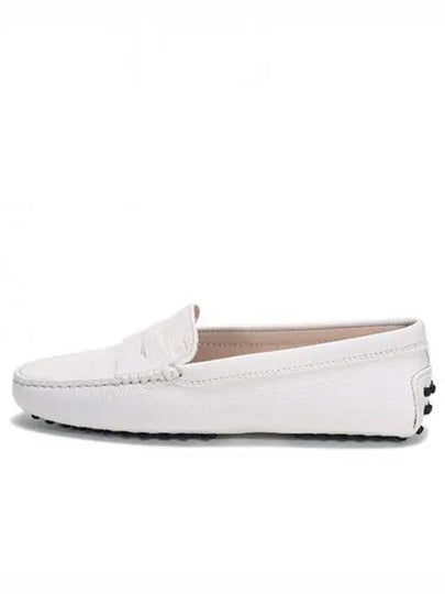 Women's Gommino Leather Driving Shoes White - TOD'S - BALAAN 2