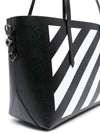 Diagonal Stripe Shopper Bag OWNA142S 21LEA001 1001 - OFF WHITE - BALAAN 7