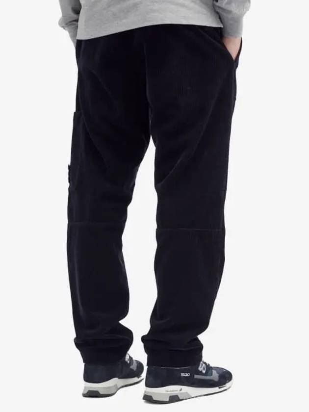 Corduroy Straight Pants Navy - STONE ISLAND - BALAAN 4