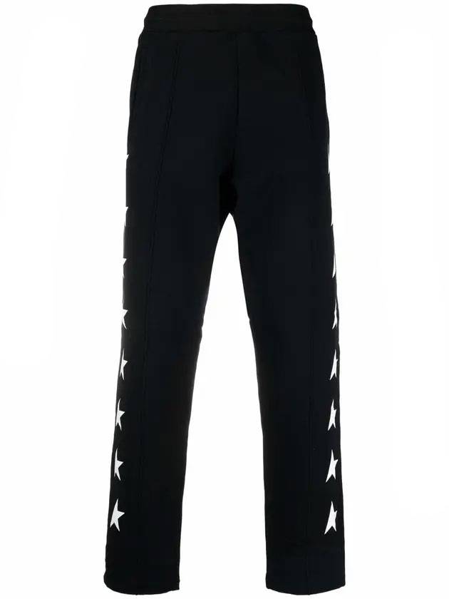 Men's Star Track Pants Black - GOLDEN GOOSE - BALAAN 1