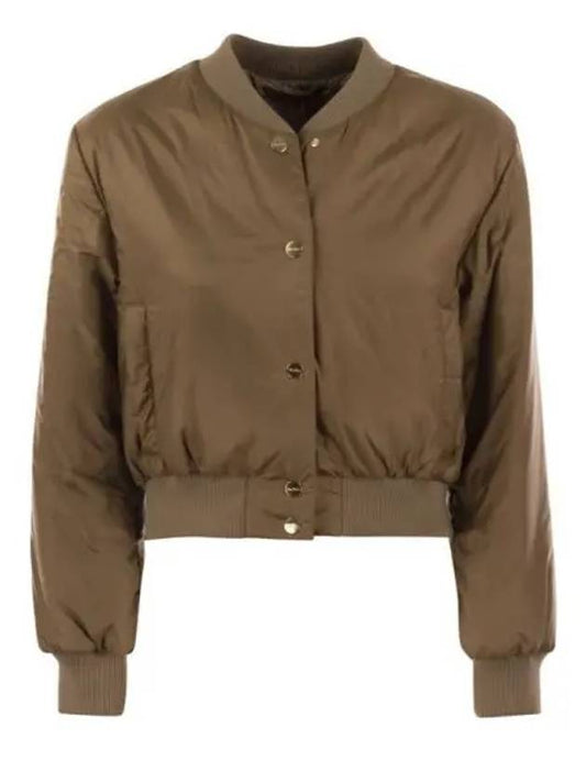 Greenbi Reversible Padded Bomber Jacket Camel - MAX MARA - BALAAN 2