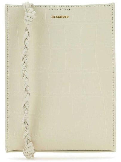 Tangle Small Leather Cross Bag Coconut - JIL SANDER - BALAAN 2